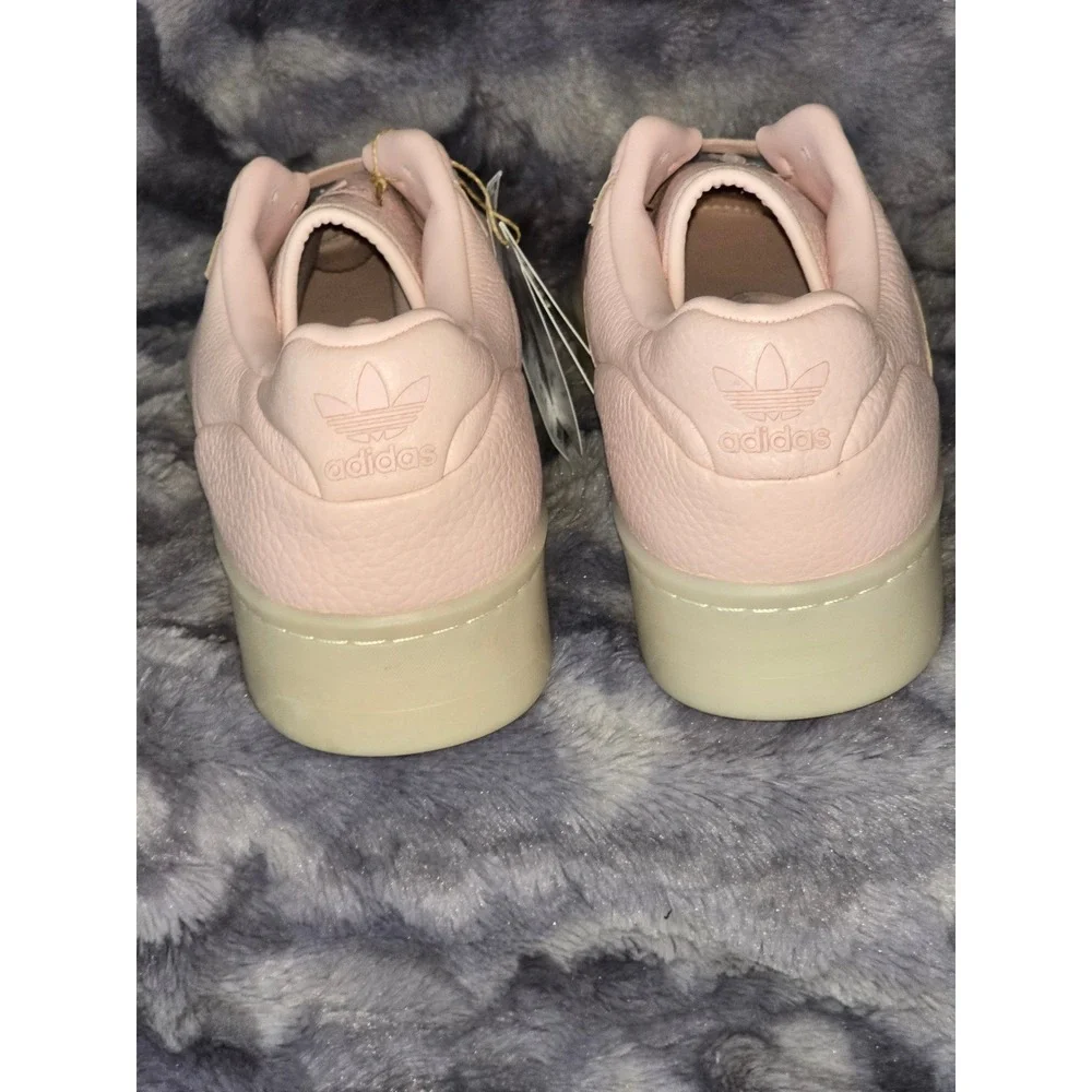 NWT Adidas Rivalry Lux Low Pink Leather Sneakers Men's‎ Size 12